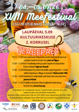 Teabepäev mesinikele ja mesindushuvilistele